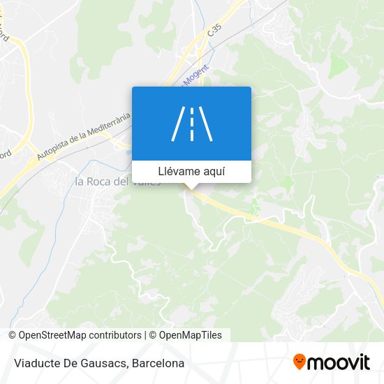 Mapa Viaducte De Gausacs
