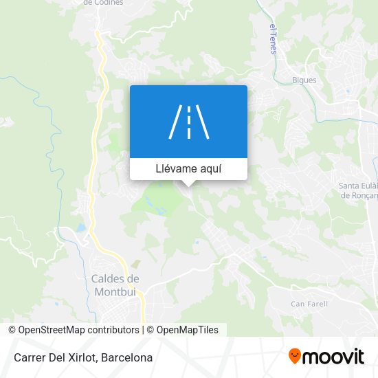 Mapa Carrer Del Xirlot