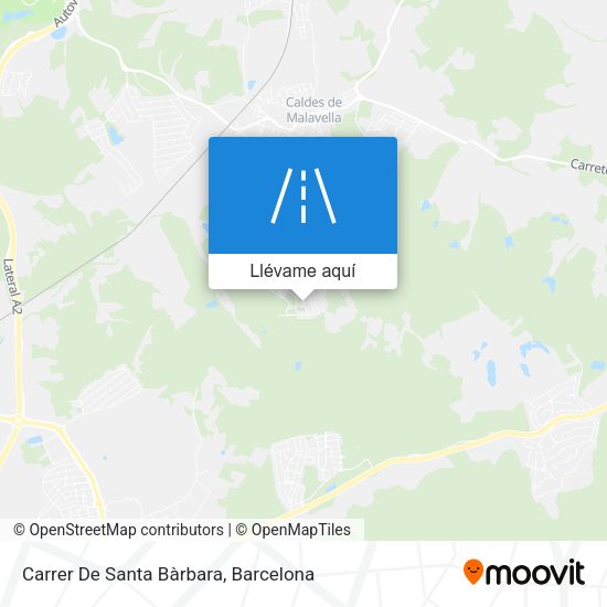Mapa Carrer De Santa Bàrbara