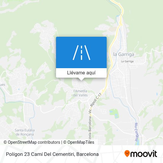 Mapa Polígon 23 Camí Del Cementiri