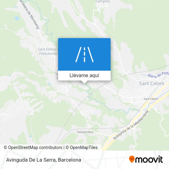 Mapa Avinguda De La Serra