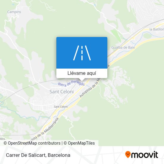 Mapa Carrer De Salicart