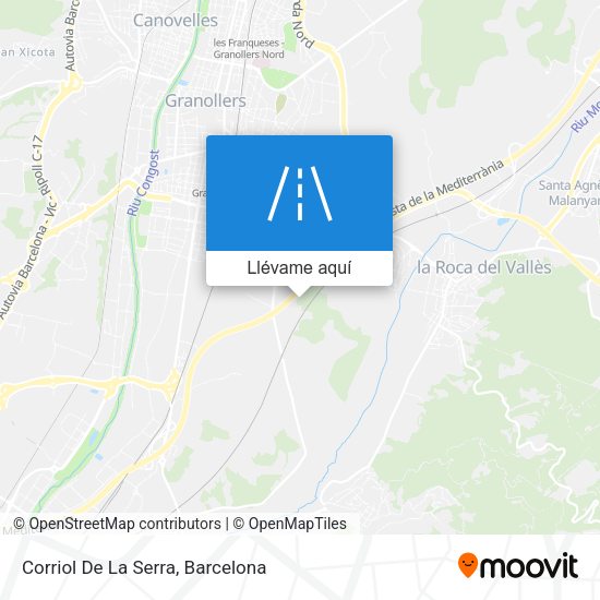 Mapa Corriol De La Serra