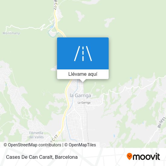 Mapa Cases De Can Caralt