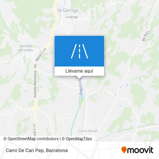 Mapa Camí De Can Pep