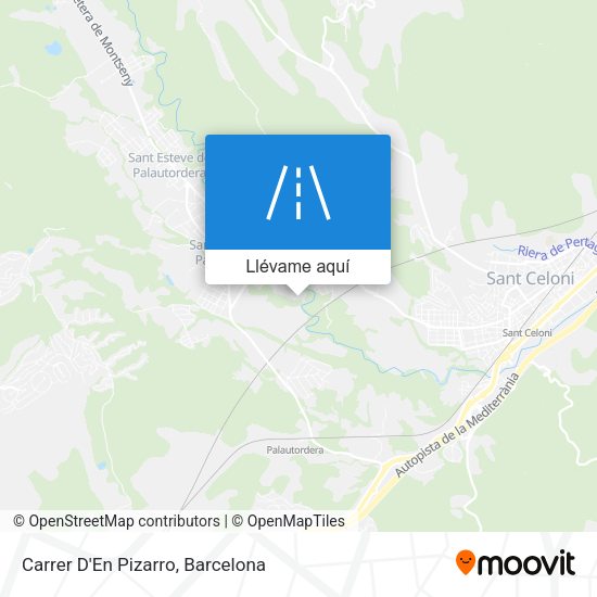 Mapa Carrer D'En Pizarro