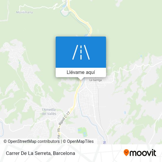 Mapa Carrer De La Serreta
