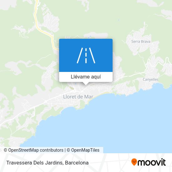 Mapa Travessera Dels Jardins