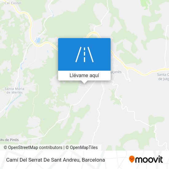 Mapa Camí Del Serrat De Sant Andreu