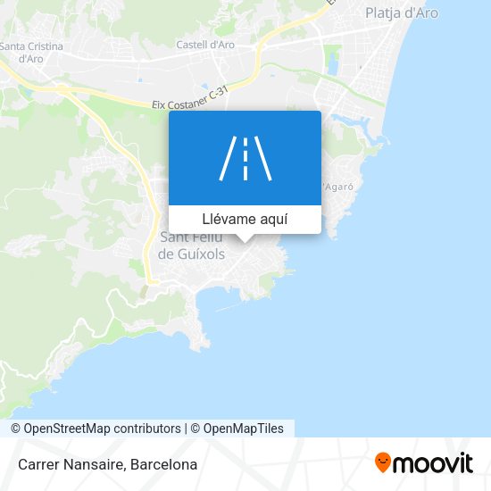 Mapa Carrer Nansaire