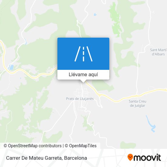 Mapa Carrer De Mateu Garreta