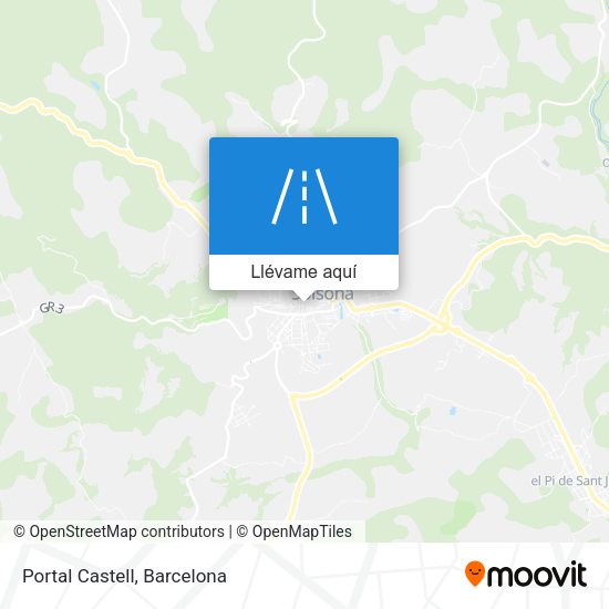 Mapa Portal Castell