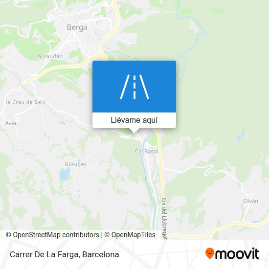 Mapa Carrer De La Farga