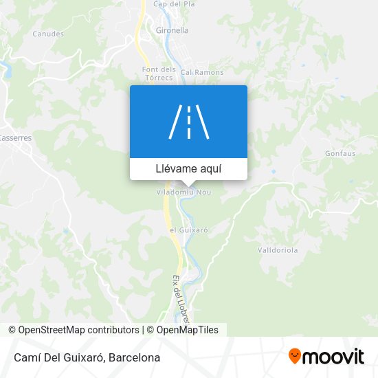 Mapa Camí Del Guixaró