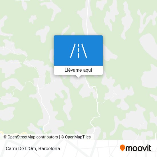Mapa Camí De L'Om