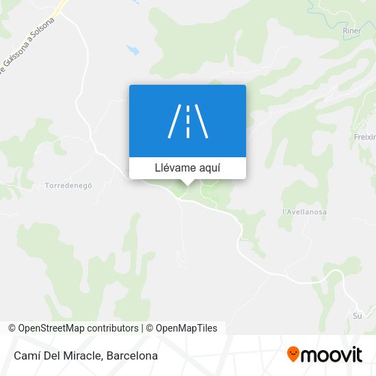 Mapa Camí Del Miracle