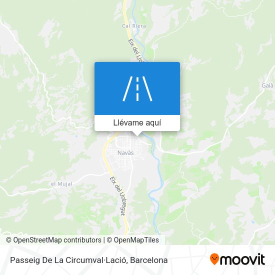 Mapa Passeig De La Circumval·Lació