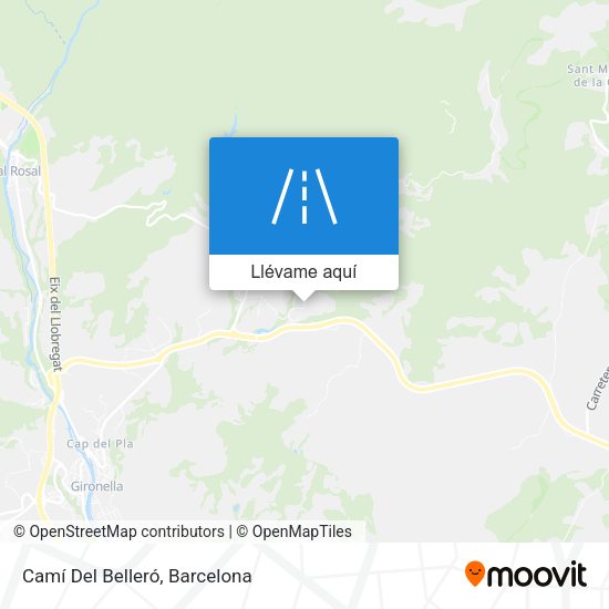 Mapa Camí Del Belleró