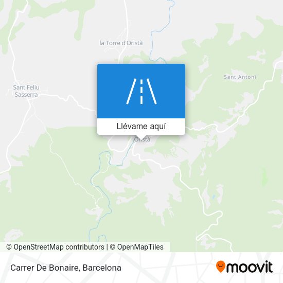 Mapa Carrer De Bonaire