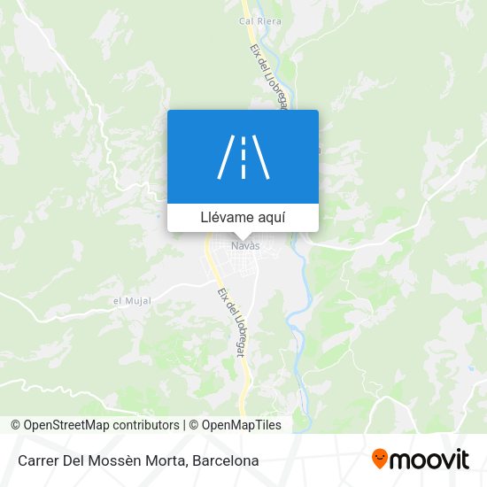 Mapa Carrer Del Mossèn Morta