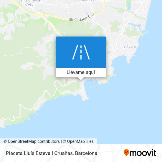 Mapa Placeta Lluís Esteva I Cruañas
