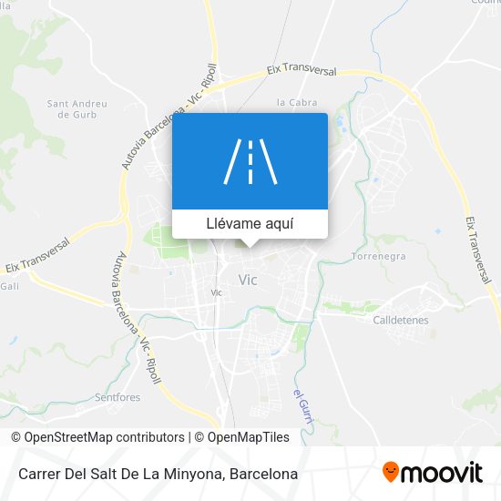 Mapa Carrer Del Salt De La Minyona