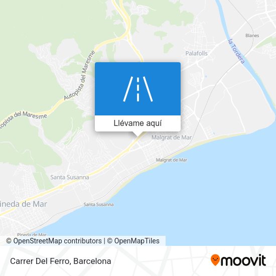 Mapa Carrer Del Ferro