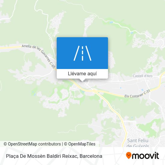 Mapa Plaça De Mossèn Baldiri Reixac