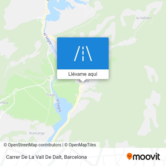 Mapa Carrer De La Vall De Dalt