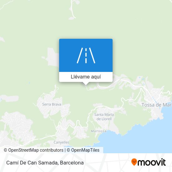 Mapa Camí De Can Samada