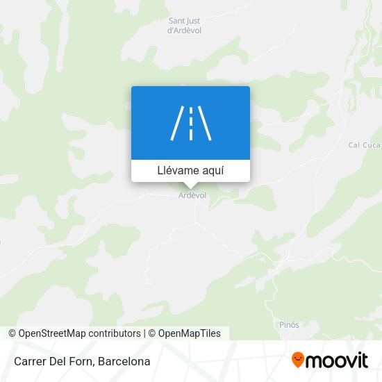 Mapa Carrer Del Forn