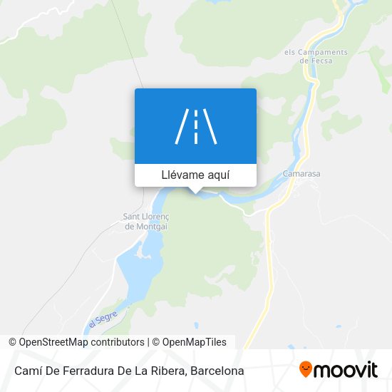 Mapa Camí De Ferradura De La Ribera