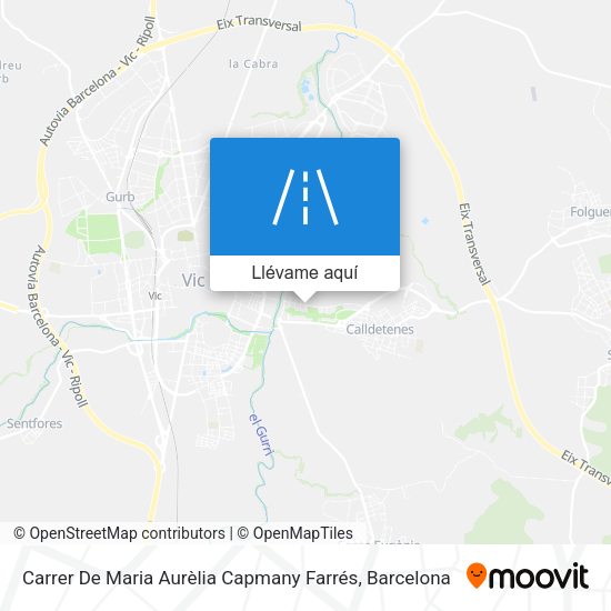 Mapa Carrer De Maria Aurèlia Capmany Farrés