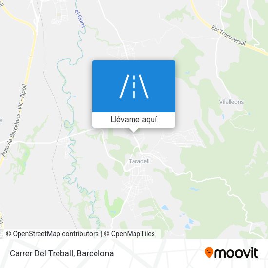 Mapa Carrer Del Treball