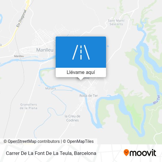Mapa Carrer De La Font De La Teula