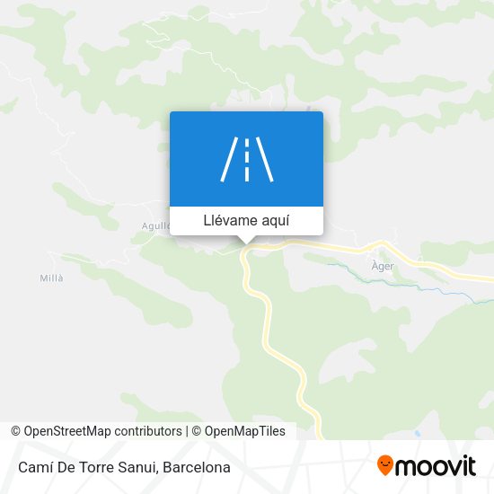 Mapa Camí De Torre Sanui