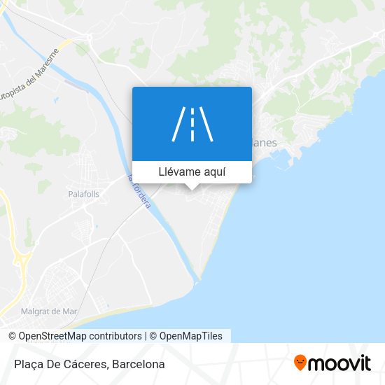 Mapa Plaça De Cáceres