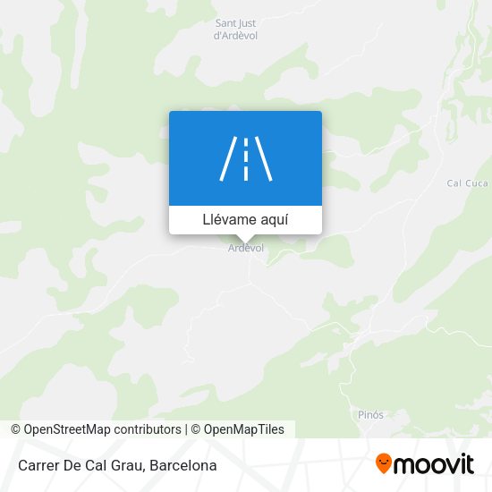 Mapa Carrer De Cal Grau
