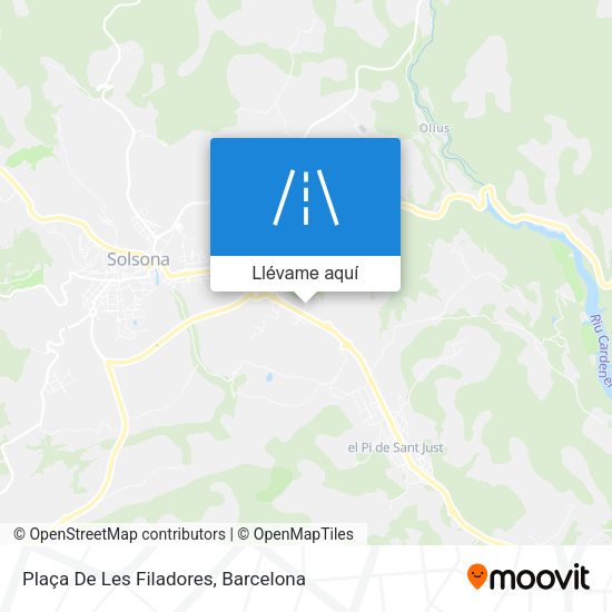 Mapa Plaça De Les Filadores