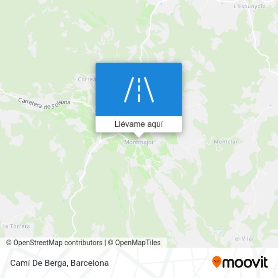 Mapa Camí De Berga