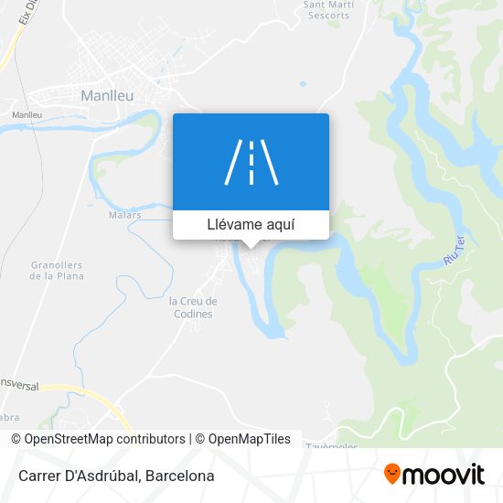 Mapa Carrer D'Asdrúbal