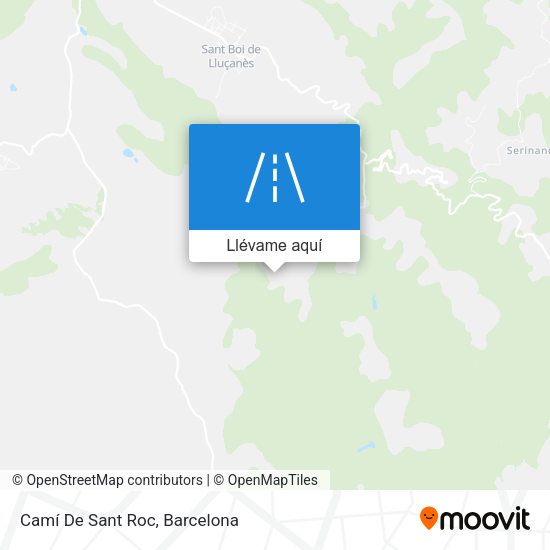 Mapa Camí De Sant Roc