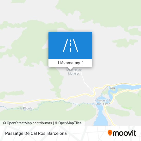 Mapa Passatge De Cal Ros