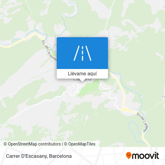 Mapa Carrer D'Escasany