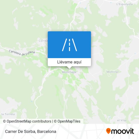 Mapa Carrer De Sorba