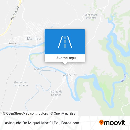 Mapa Avinguda De Miquel Martí I Pol