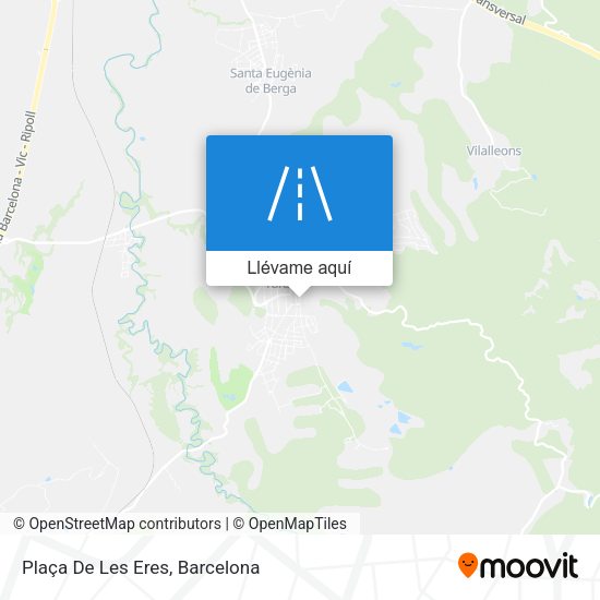Mapa Plaça De Les Eres