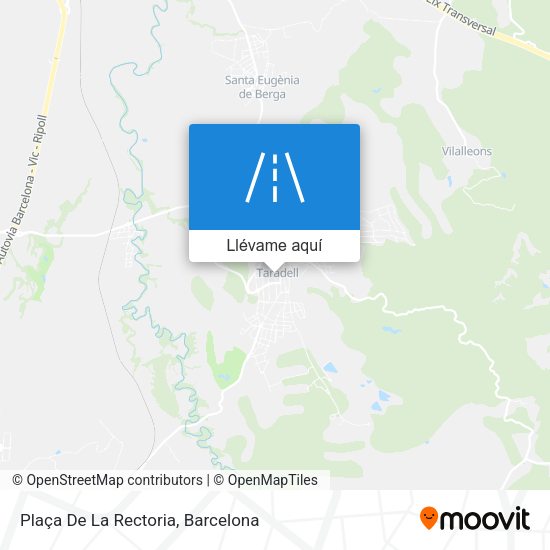 Mapa Plaça De La Rectoria