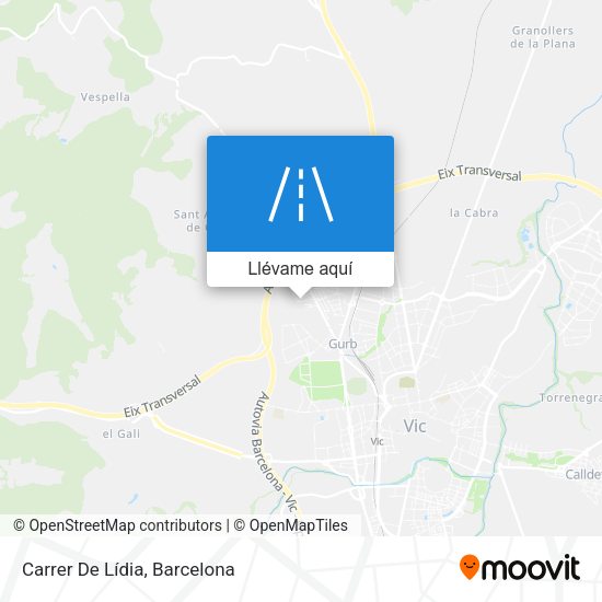 Mapa Carrer De Lídia