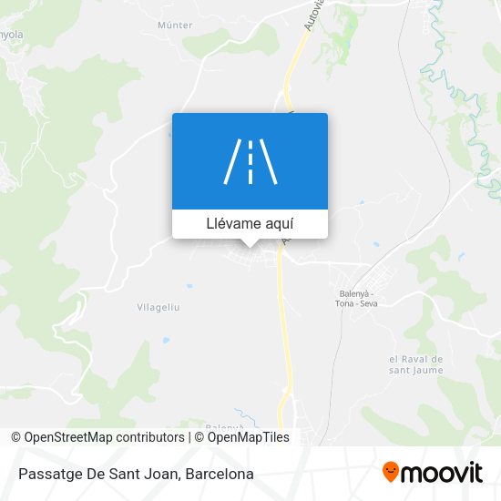 Mapa Passatge De Sant Joan